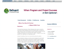 Tablet Screenshot of genuant.com